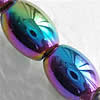 Perles hématite magnétique, ovale, styles différents pour le choix, multicolore, grade AAA pouce Vendu par brin