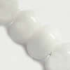 Jade White Bead, Rondelle .5 Inch, Approx 