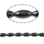 Perles hématite magnétique, ovale, styles différents pour le choix, grade A .5 pouce, Vendu par brin