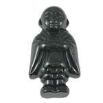 Non- magnetische Hämatit Zubehör, Buddha, schwarz, Grade A, 20x39x10.5mm, verkauft von PC