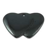 Pendentif amagnétique en hematite, hématite non magnétique, avec Hématite, coeur, grade A Environ 1.5mm, Vendu par PC