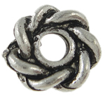 Zinc Alloy Spacer Beads, Flower, plated nickel, lead & cadmium free Approx 2.5mm 