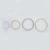 Brass Linking Ring, Donut, plated 10mm Approx 9mm 