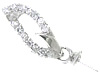 Sterling Silver Peg Bail, 925 Sterling Silver, plated, with cubic zirconia 0.6mm Approx 