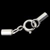 Sterling Silber Frülings-Ring-Verschluss, 925 Sterling Silber, plattiert, keine, 18mm, 5mm, 6.8x2.3x1.8mm, verkauft von setzen