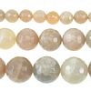 Sunstone Bead, Round & faceted Approx 0.8-1.5mm Approx 15 Inch 