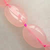 Natural Rose Quartz Beads, Oval .5 Inch, Approx 