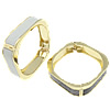 Fashion Zinc Alloy Bangle, with PU Leather, gold color plated Approx 63mm Approx 7.5 Inch 