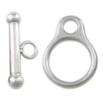 Stainless Steel Toggle Clasp, Round, single-strand, original color 3mm Approx 3.5mm 