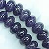 Natural Amethyst Beads, Rondelle, February Birthstone Inch 