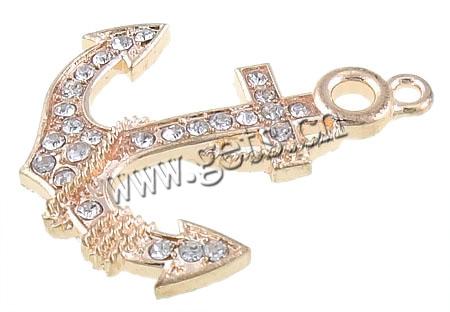 Zinc Alloy Ship Wheel & Anchor Pendant, plated, nautical pattern, more colors for choice, 35.3x29x3mm, Hole:Approx 2mm, Sold By PC