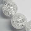 Knistern Quarz Perlen, rund, natürlich, keine, 16X16mm, Länge:16 ZollInch, ca. 25PCs/Strang, verkauft von Strang