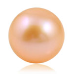 No Hole Cultured Freshwater Pearl Beads, Round, natural, pink, Grade AAA, 12-13mm 