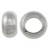 Stainless Steel Large Hole Beads, 304 Stainless Steel, Rondelle, plated, Customized Approx 6mm 