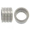 Stainless Steel Large Hole Beads, 304 Stainless Steel, Tube, plated Approx 6.5mm 