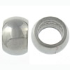 Stainless Steel European Beads, 304 Stainless Steel, Rondelle, plated, Customized Approx 5mm 