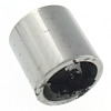 Stainless Steel Large Hole Beads, 304 Stainless Steel, Tube, plated, Customized Approx 3.8mm 