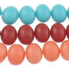 ガラス真珠ビーズ, ガラスパール, 円形, 無色 長さ:約 16 インチ, 約 32パソコン/ストランド, 売り手 ストランド