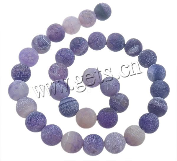 Natural Effloresce Agate Beads, Round, more sizes for choice, Hole:Approx 1-1.5mm, Length:Approx 15.5 Inch, Sold By Strand