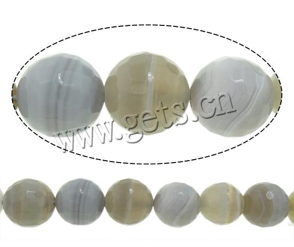 Natural Lace Agate Beads, Round, Customized & more sizes for choice & faceted, Hole:Approx 1-1.5mm, Length:Approx 15 Inch, Sold By Strand