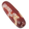 Natürliche Tibetan Achat Dzi Perlen, oval, zweifarbig, 29-30x9-10mm, Bohrung:ca. 2mm, verkauft von PC