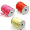 Hilo de Nylon, cordón poliéster, más colores para la opción, 2mm, 50patiospatio/UD, Vendido por UD