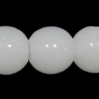 weiße Jade Perle