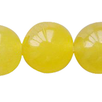 perles en Jade jaune
