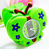 Reloj de la palmada, aleación de zinc, con Vidrio, Mariposa, chapado en color de platina, para  los niños, verde, 47x45mm, 23mm, longitud:aproximado 9 Inch, Vendido por UD