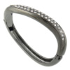 bracelet en alliage zinc à stras ,, alliage de zinc, 10mm Environ 7 pouce, Vendu par PC