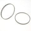 Stainless Steel Bangle, with rhinestone 65mm 