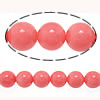 Natural Coral Beads, Round, pink, Grade AA, 7mm Approx 0.8mm Approx 15 Inch, Approx 