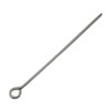 Stainless Steel Eyepins, 304 Stainless Steel, original color Approx 