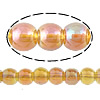 Natural Plating Quartz Beads, Round, colorful plated Approx 0.8mm Approx 15 Inch 