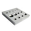 Stainless Steel Flat Dapping Block, Rectangle 