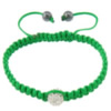 Bracelets de Woven Ball à stras , strass, avec corde en nylon & Hématite, fait à la main, plus de couleurs à choisir Environ 6-10 pouce, Vendu par brin