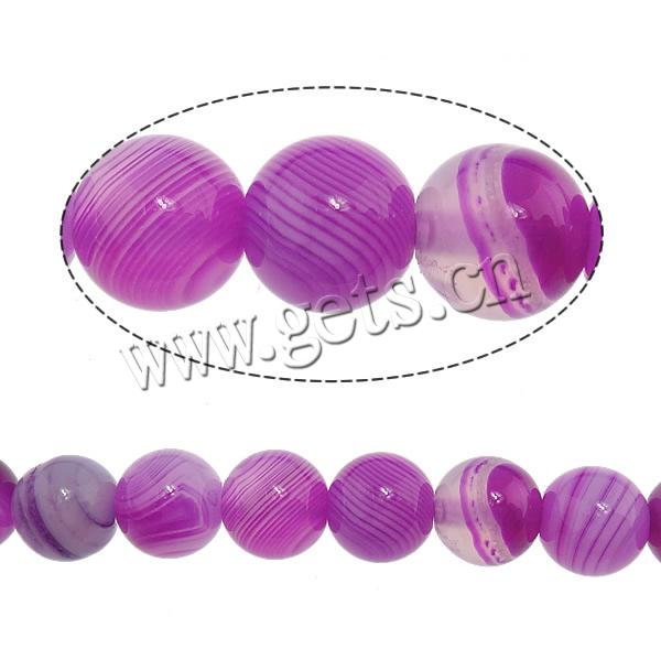 Perle Agate dentelle naturelle, agate lace, Rond, normes différentes pour le choix, violet, Trou:Environ 0.8-1.2mm, Longueur:Environ 15 pouce, Vendu par brin