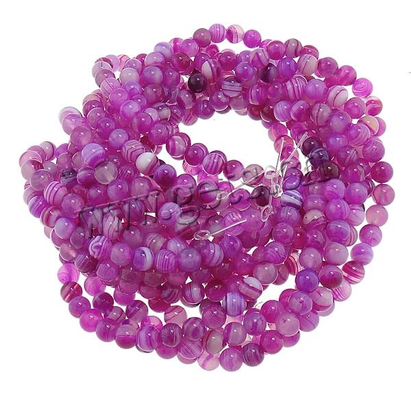 Perle Agate dentelle naturelle, agate lace, Rond, normes différentes pour le choix, violet, Trou:Environ 0.8-1.2mm, Longueur:Environ 15 pouce, Vendu par brin