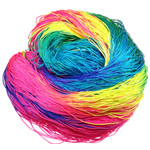 Cuerda de Seda, cordón de nylon, color mixto, 1.5mm, 800m/KG, Vendido por KG