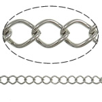 Iron Rhombus Chain, plated nickel free 