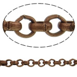 Iron Rolo Chain, plated nickel free 