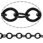 Iron Oval Chain, electrophoresis nickel, lead & cadmium free 