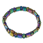 Hematite Bracelet, rainbow Inch 