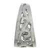 Stainless Steel Enhancer Bail, Triangle, plated 
