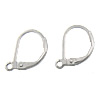 304 Stainless Steel Lever Back Earring Wires, with loop, original color Approx 1.5mm 