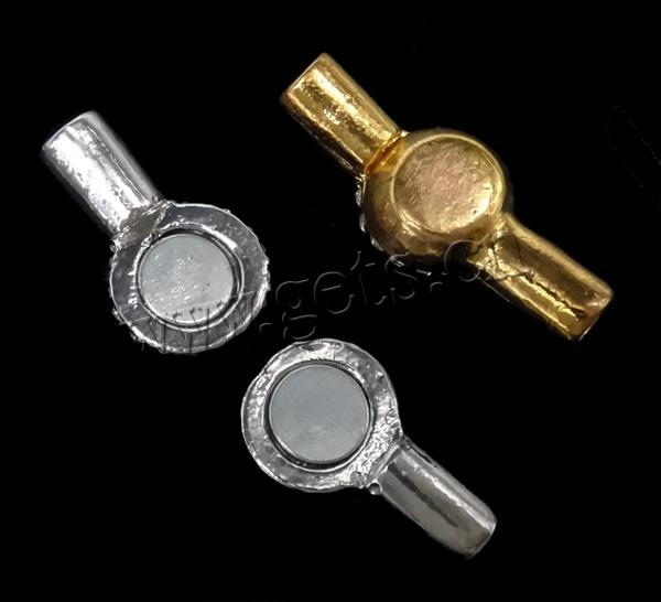 Zinc Alloy Magnetic Clasp, Lantern, plated, Customized & with rhinestone, more colors for choice, 31.8x13.5x10.5mm, Hole:Approx 4x4mm, Sold By PC