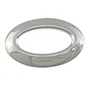 Stainless Steel Linking Ring, Flat Oval, original color Approx 