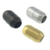 Fermeture magnétique en acier inoxydable rond, Acier inoxydable 316, ovale, Placage, plus de couleurs à choisir Environ 6.2mm, Vendu par PC