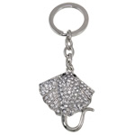 Rhinestone Zinc Alloy Key Chain, Animal, with rhinestone, nickel, lead & cadmium free Approx 25.5mm .4 Inch 