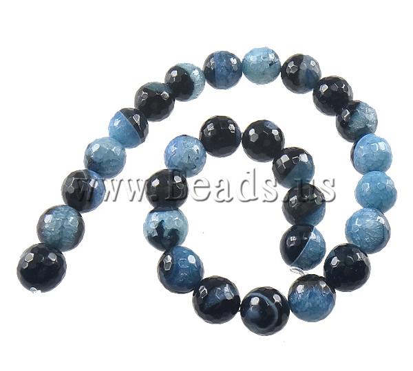 Natural Ice Quartz Agate Beads, Round, more sizes for choice & faceted, Hole:Approx 1-1.5mm, Length:Approx 15.5 Inch, Sold By Strand